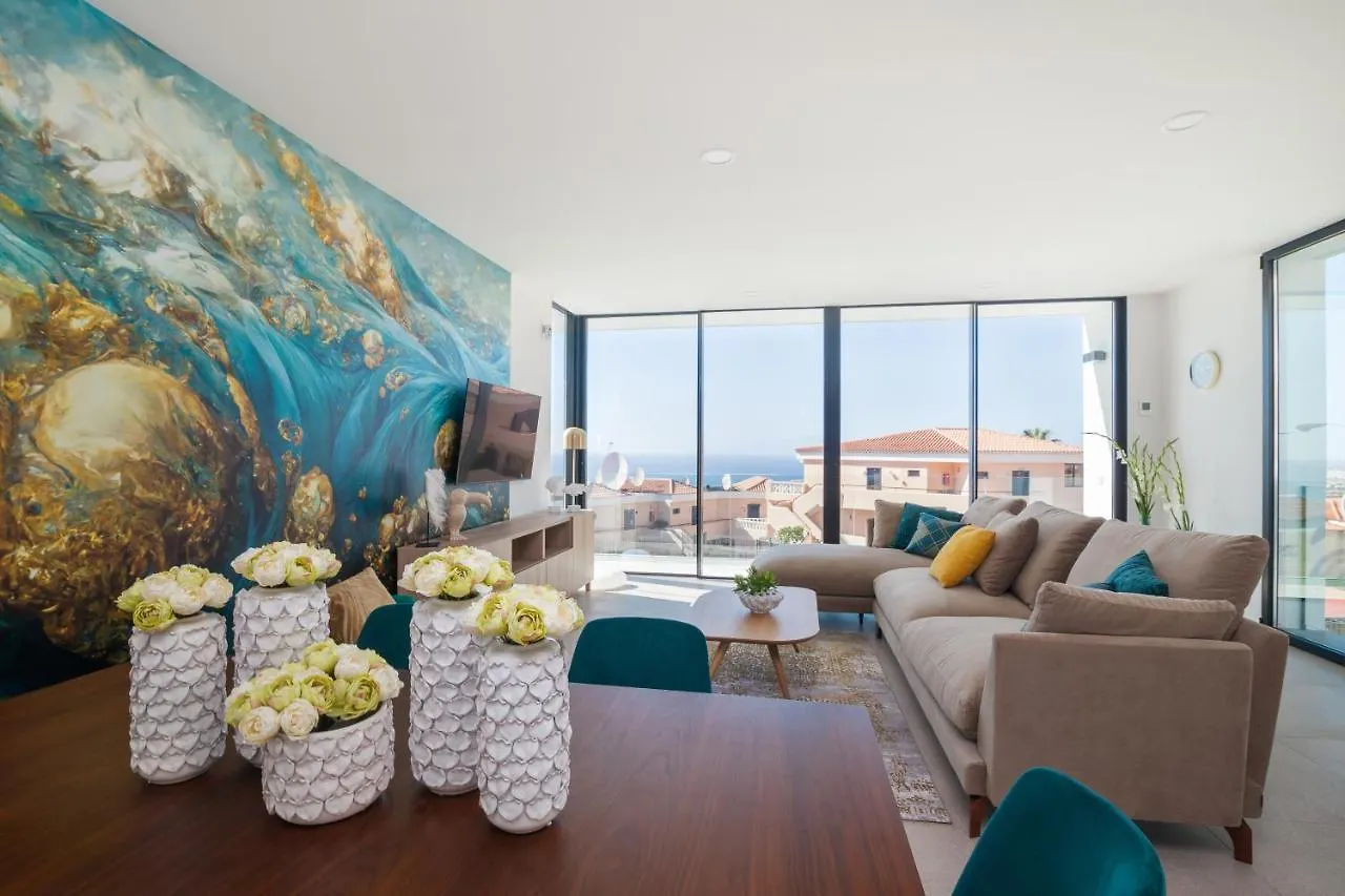 200M New A Villa With Private, Heated Pool And Amazing Ocean View Costa Adeje