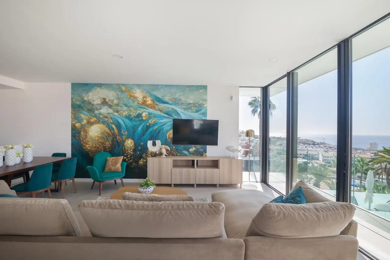 200M New A Villa With Private, Heated Pool And Amazing Ocean View Costa Adeje