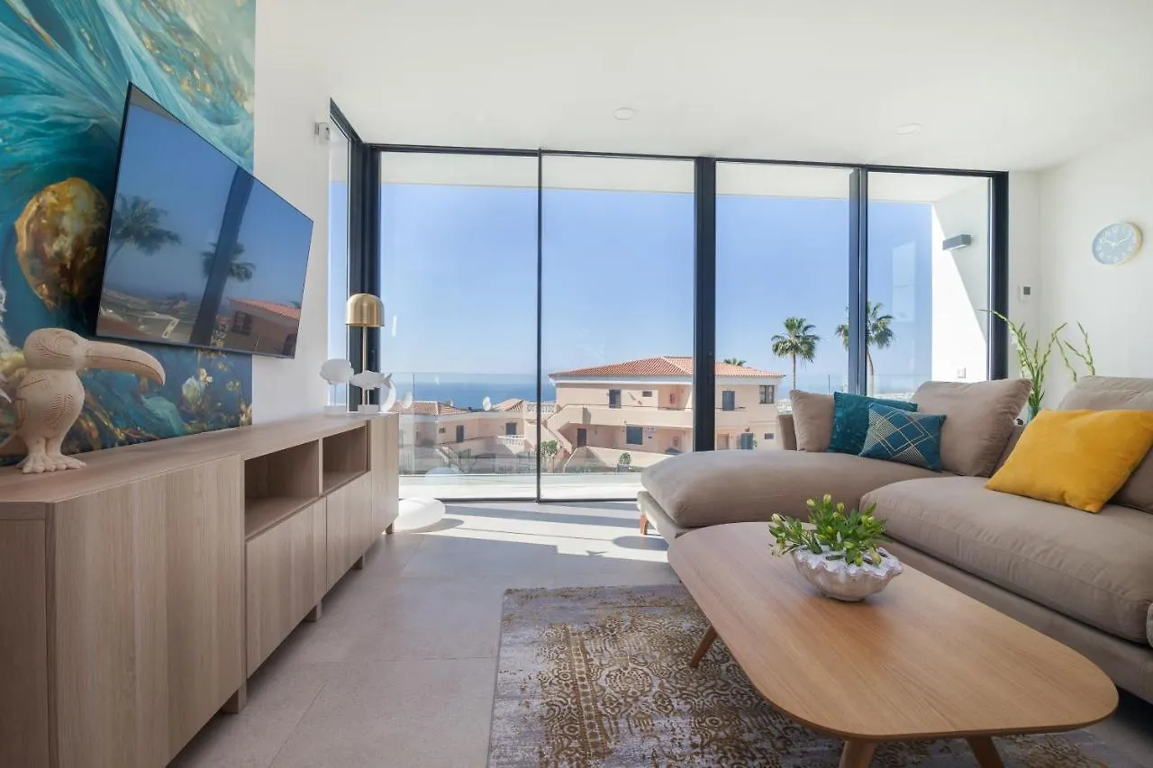 200M New A Villa With Private, Heated Pool And Amazing Ocean View Costa Adeje