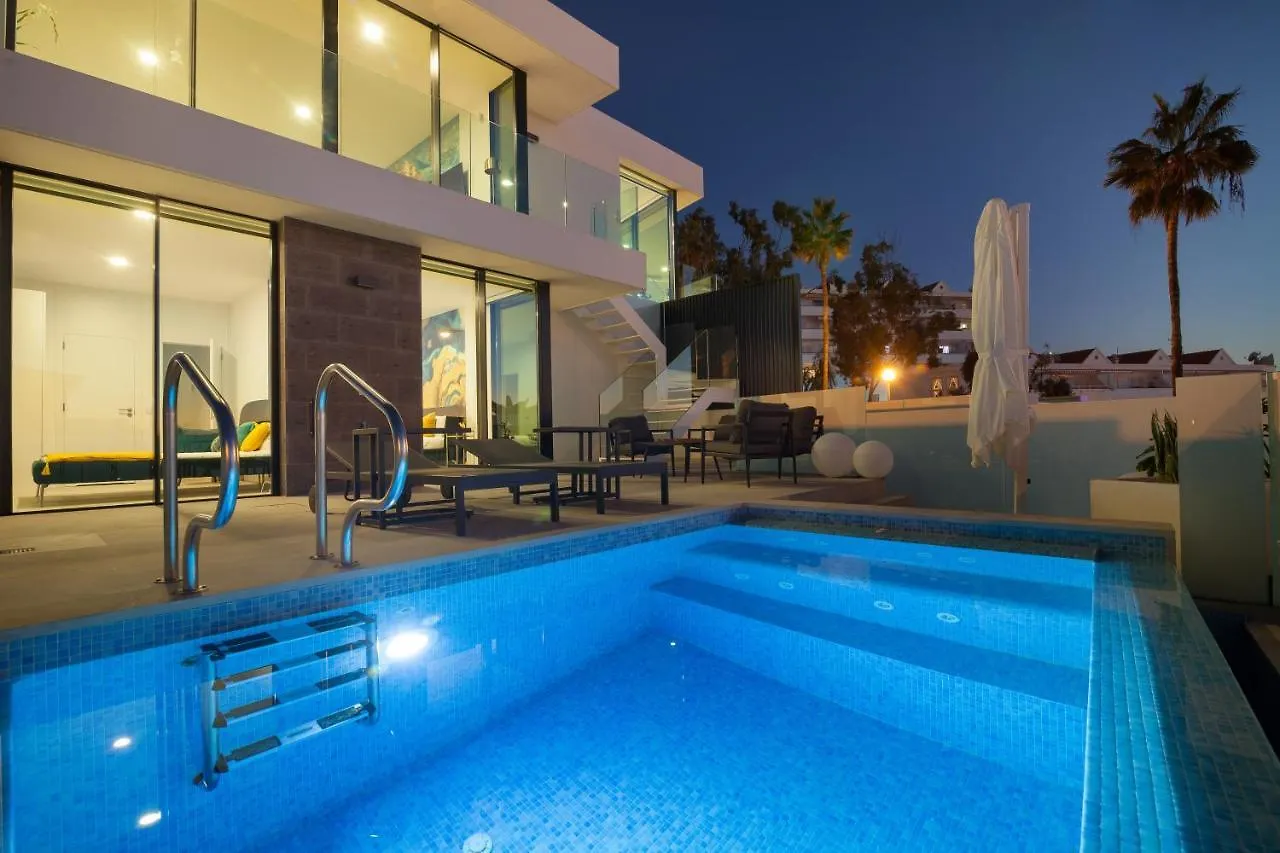 200M New A Villa With Private, Heated Pool And Amazing Ocean View Costa Adeje